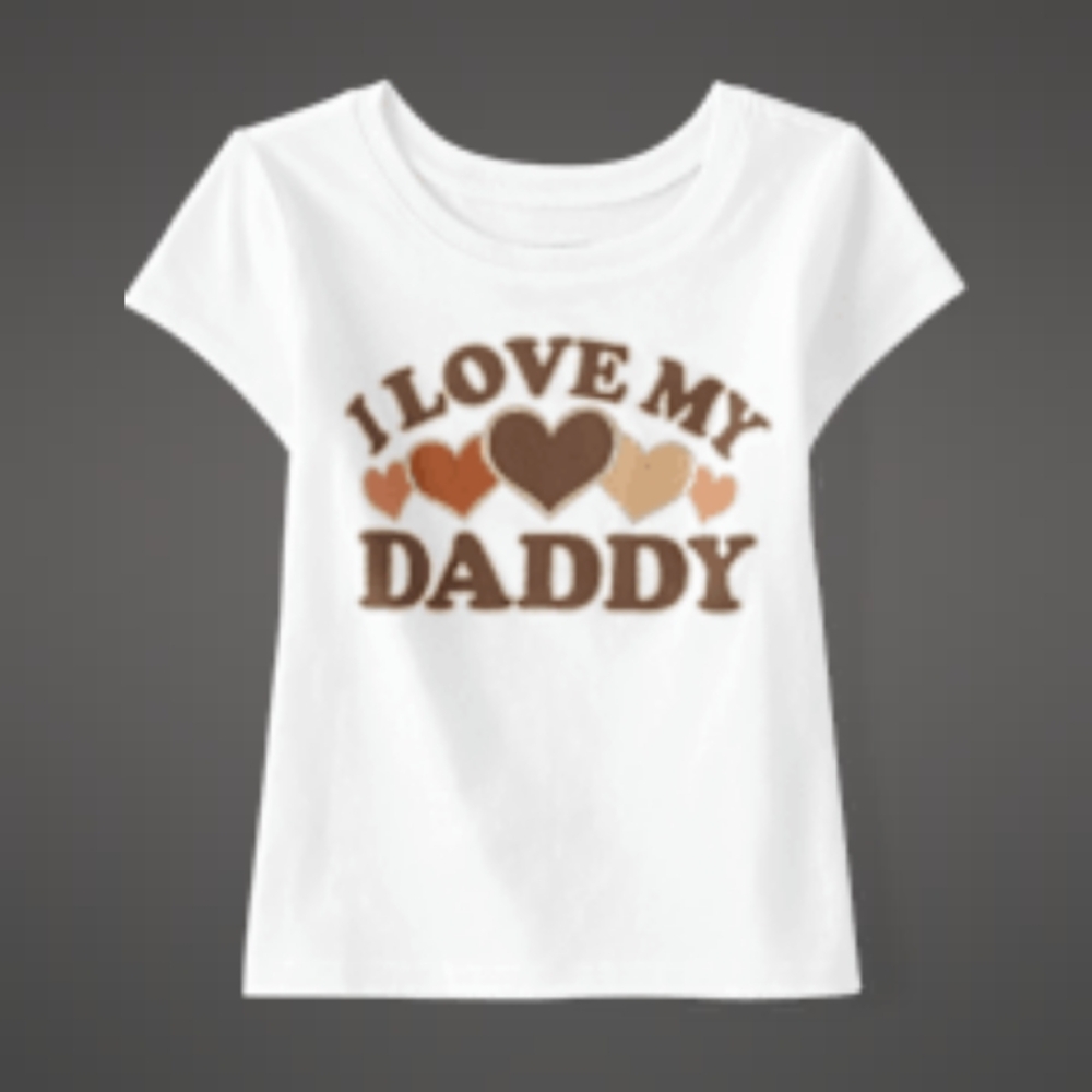 Kids White 'I Love My Daddy' T-Shirt